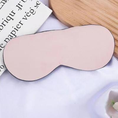 Mascarilla para Ojos de Doble Cara con Correas Ajustables para las Orejas Hombres Mujeres Cubierta para Ojos Bloqueadora de Luz Transpirable para Viajes Siestas Dormir Venda Oclusora Negra