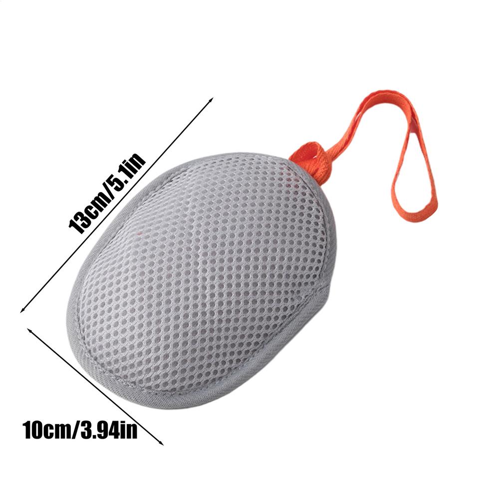 

Natural Soap Bags Shower Bath Exfoliating Soap Saver Pouch Holder for Bath & Shower Use Soap Packaging Mesh Bags серый