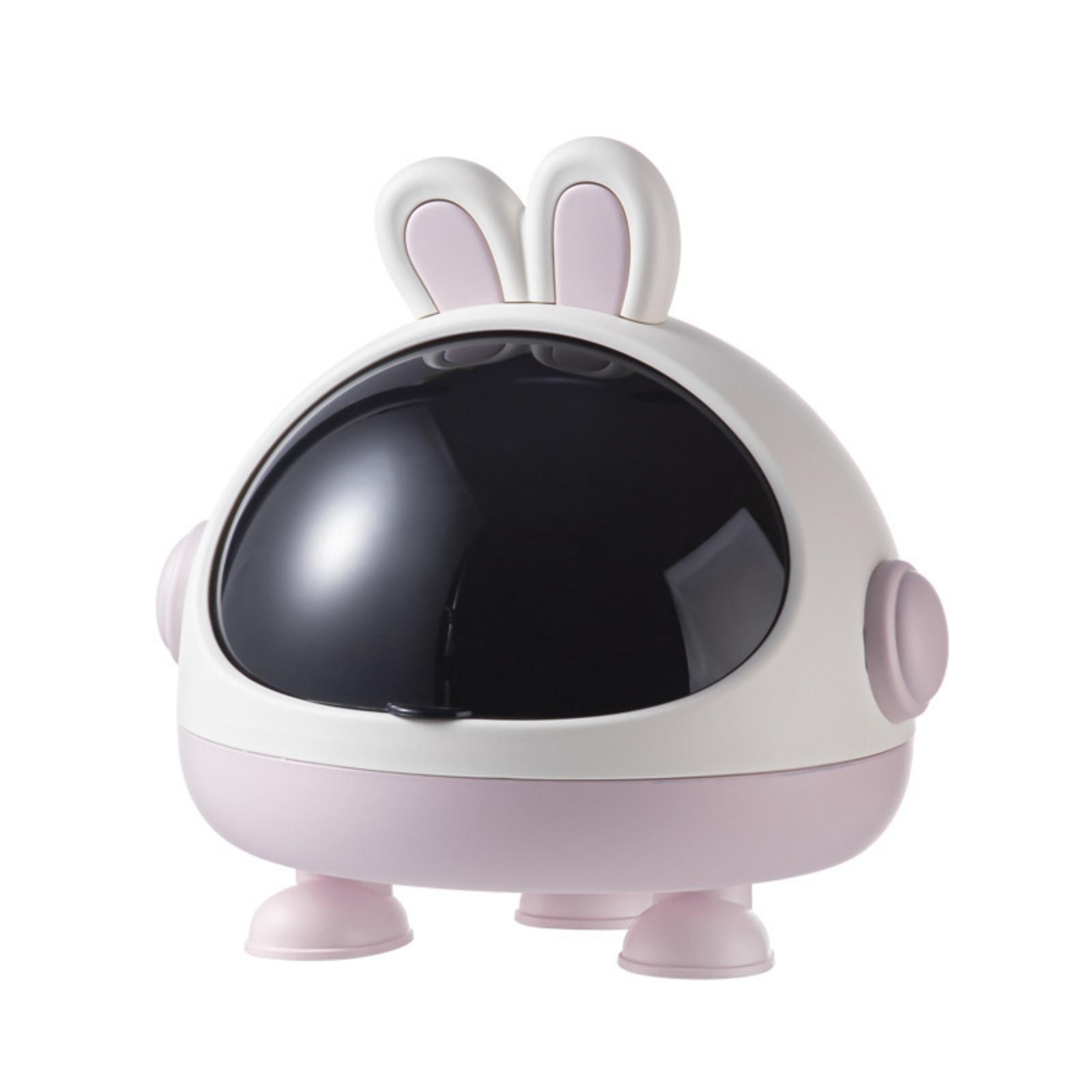 

Cute Cartoon- Large-capacity Desktop Organizer Box With Lid For Children s Hair Accessories One Size рожевий