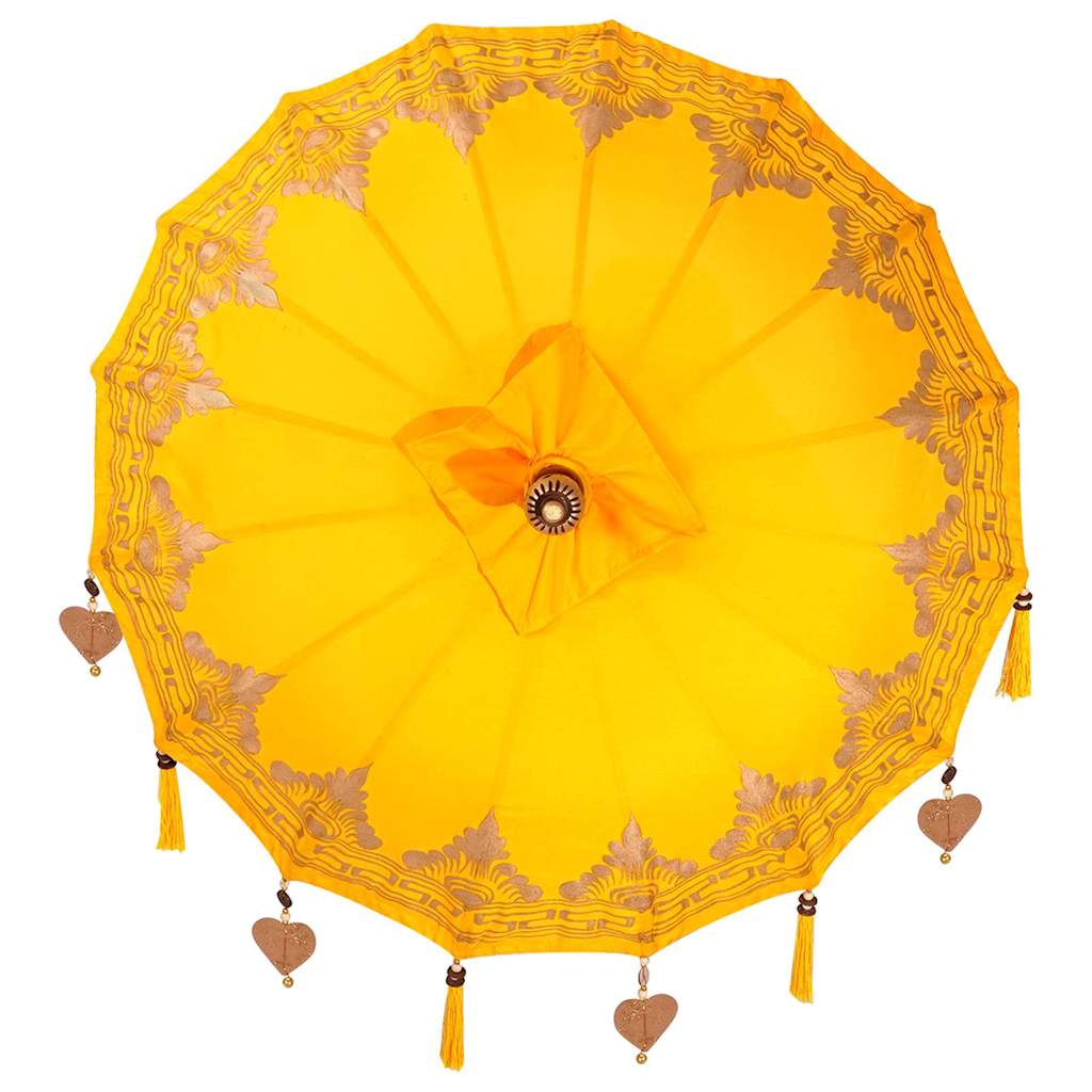 Balinese Parasol Yellow 125 X 125 X 260 Cm