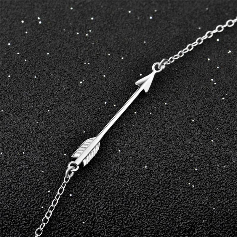 Sterling Silver Pendant Necklace Cupid's Arrow Charm for Man and Women Birthday Valentine's Day Gift Hot Sale