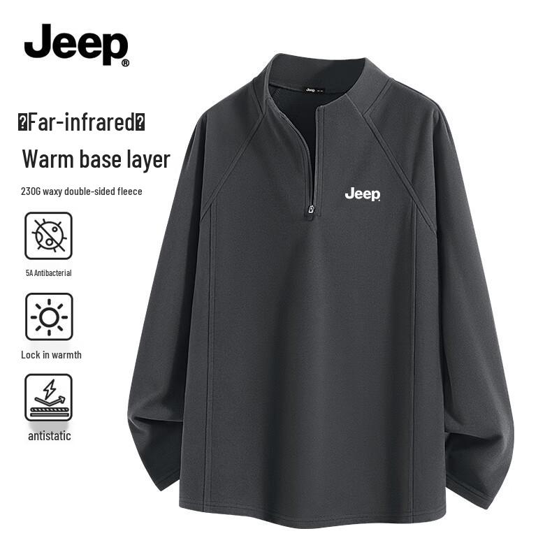 JEEP Men s Thermal Anti-Static Long Sleeve Top M
