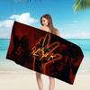 Slayer Heavy Metal Band Music Bath Towel Microfiber Soft Water Absorbing Breathable For Girl Kids Decorative Cartoon