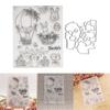 Easter Rabbit Clear Stamps and Cutting Dies for Card Making Album Photo Decorations Die Cut Seal DIY Scrapbooking Decors