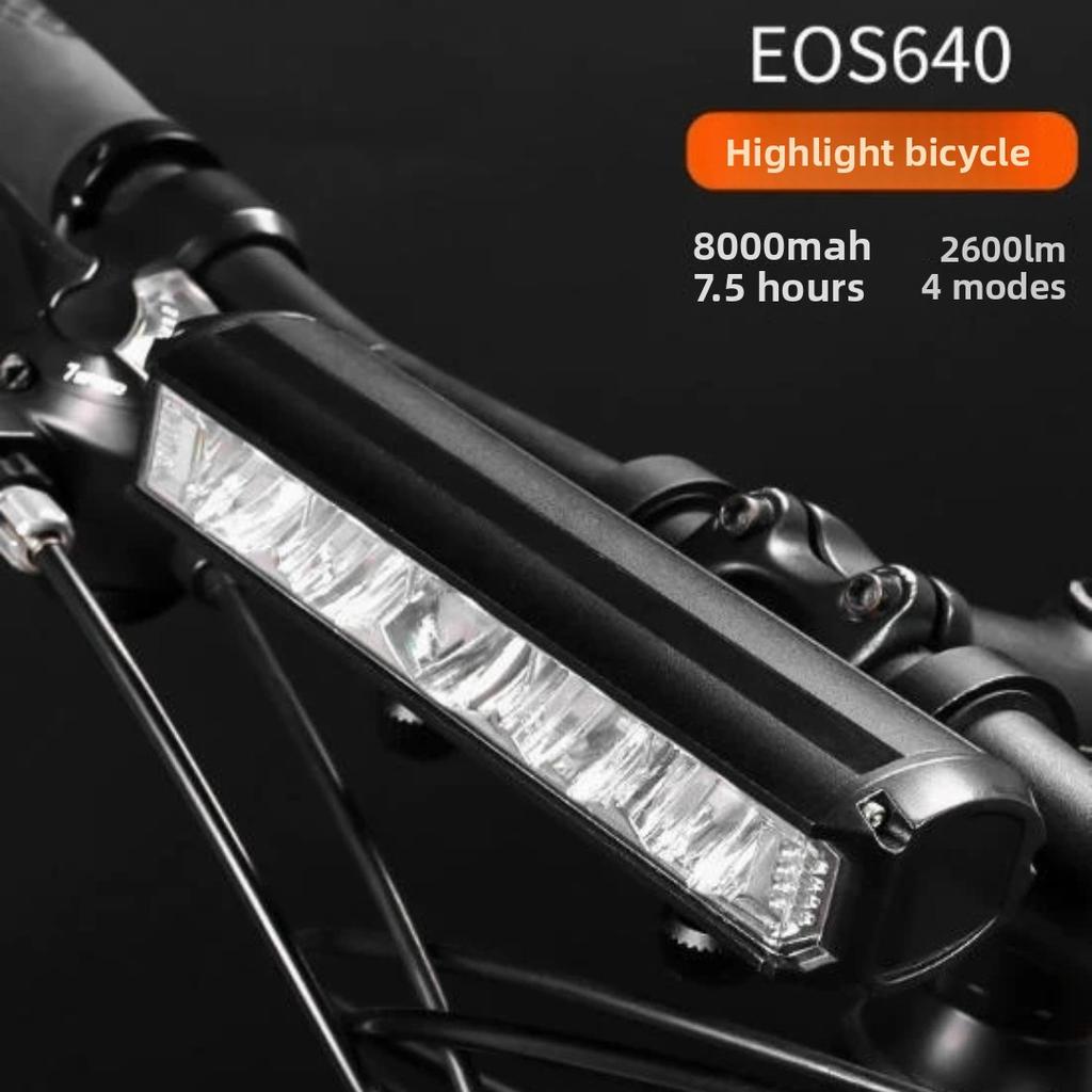 15 Modes USB Rechargeable Bike Light, 2000 Lumens Aluminum Alloy High Bright Bicycle Headlamp