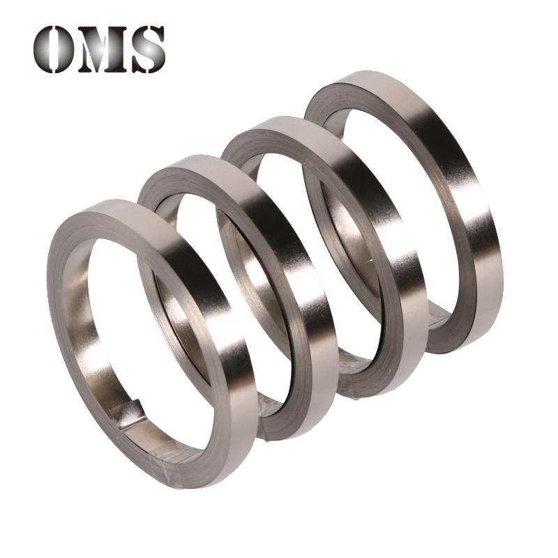 2 M / 5 M Breite 8/10/15 mm Dicke 0,15 / 0,2 mm Vernickelter Stahlband-Steckverbinder-Gürtel Für 18650 Li-Ionen-Batterien Punktschweißen