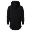 Trendige Dark System Mid-Length Hoodie-Jacke für Herren - XH12