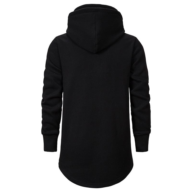 Trendige Dark System Mid-Length Hoodie-Jacke für Herren - XH12