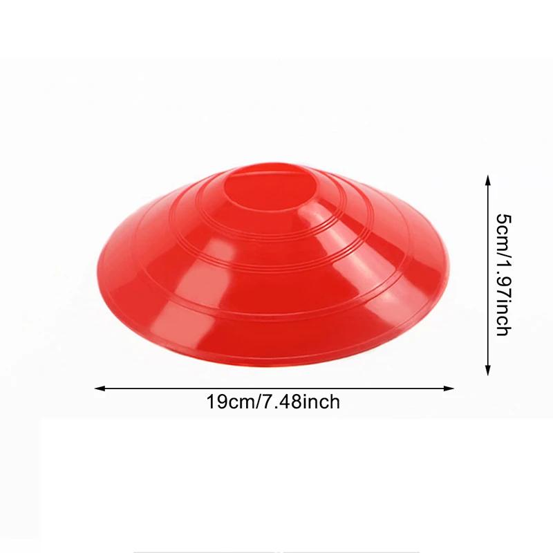 Conjunto de 12 Cones Equipamento de Treino de Futebol Brinquedo Para Criança Cones de Disco Profissional Obstáculos de Exercício de Agilidade Desvio Adereço de Treino Esportivo