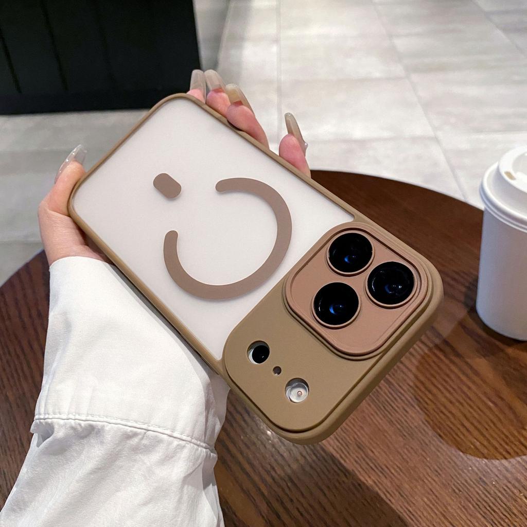For IPhone 17 Promax Skin Texture Matte Magnetic Phone Case for Apple 16 Simple All Inclusive Anti Drop 15