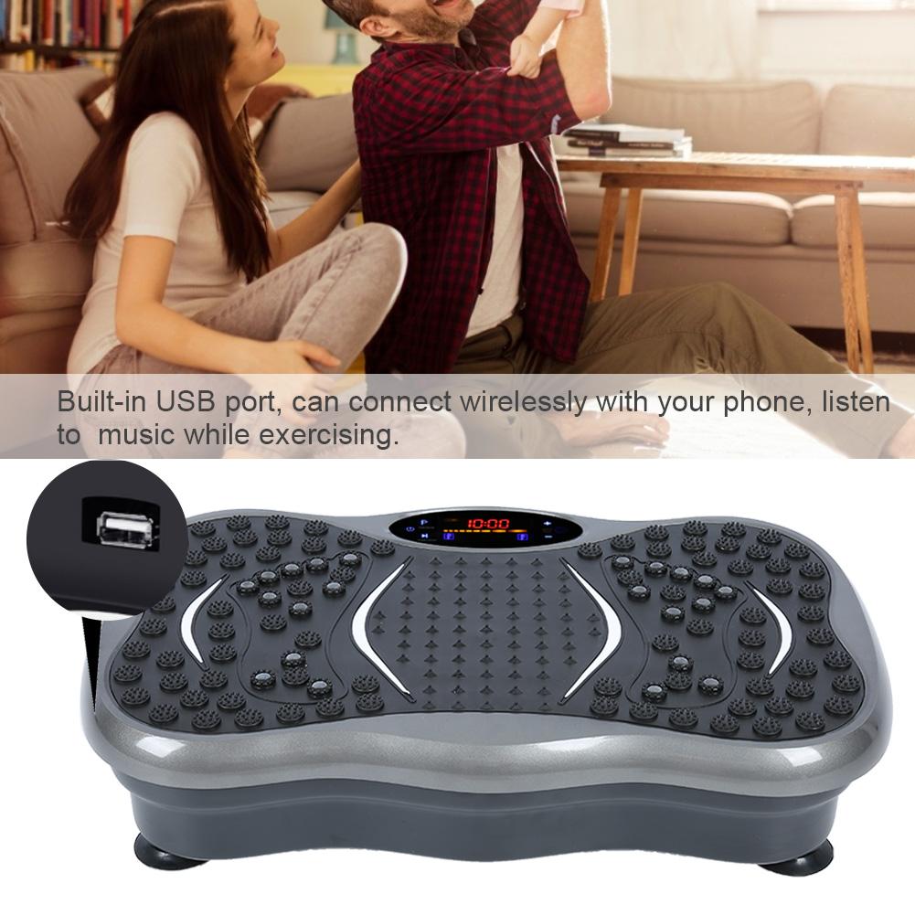 Remote Control Whole Body Vibration Platform Machine Fitness Exercise Plate AU Plug 220V