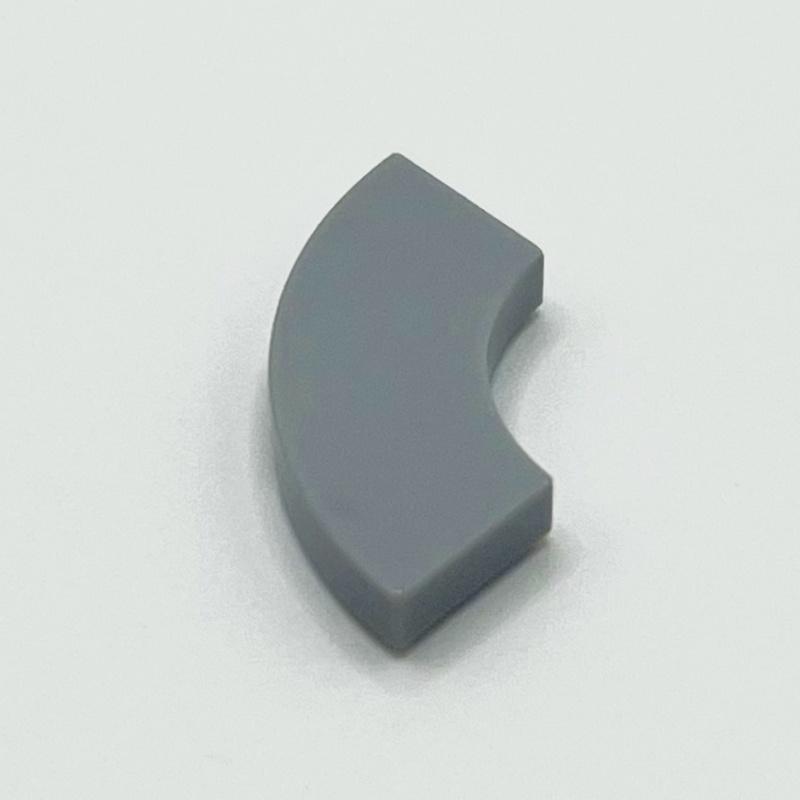 

27925 Round Corner 2 x 2 Macaroni Bricks Collections Bulk Modular GBC Toys For Technical MOC DIY Building Blocks Compatible світло-сірого кольору