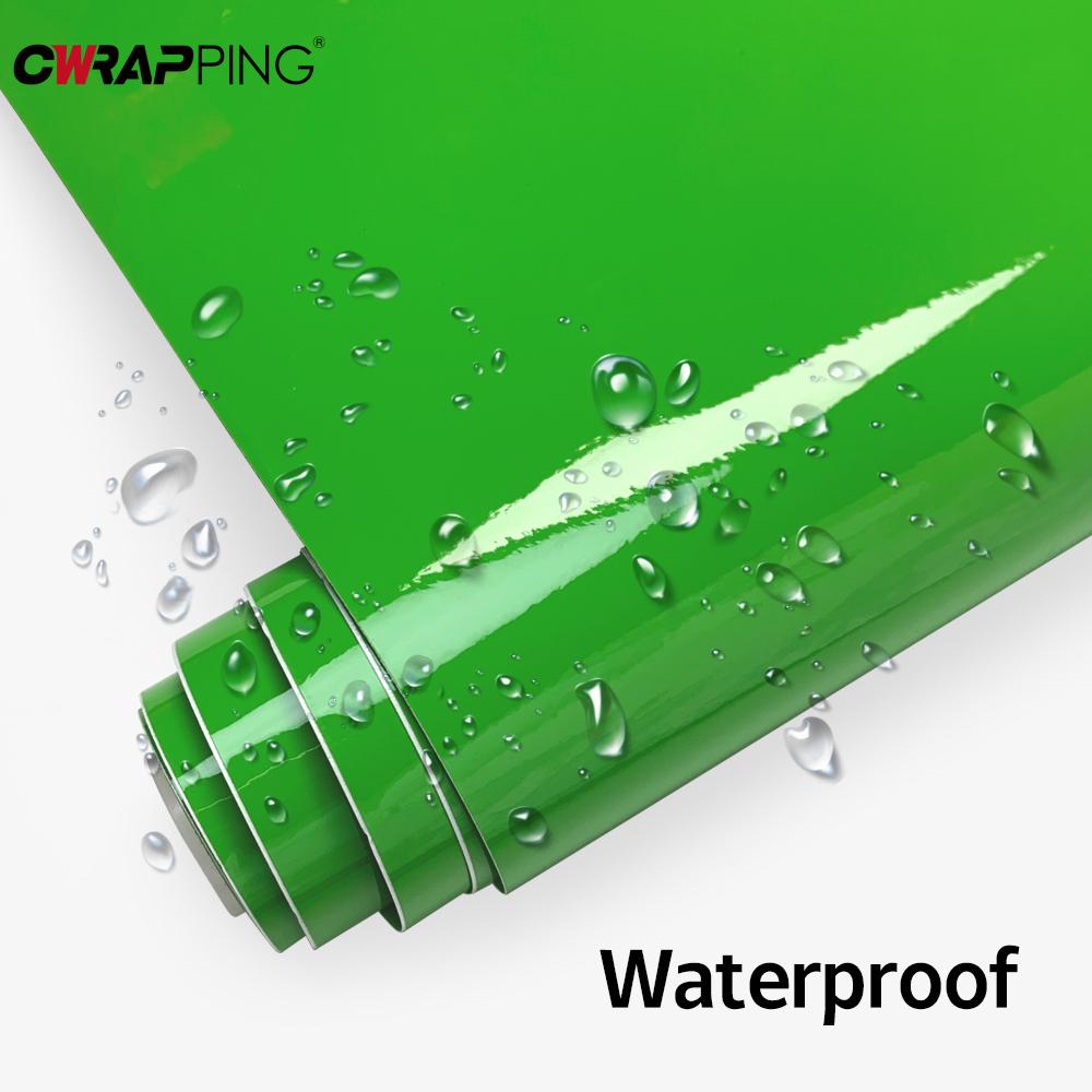 Glossy Car Stickers Color Change Vinyl Film Waterproof Motorcycle Car Body Film Protective Decor Wrapping for Auto Accessories