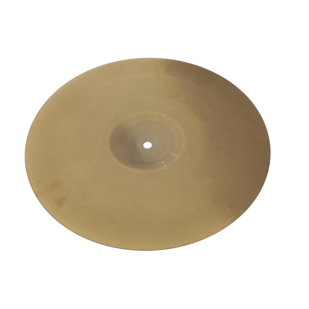 2 Pieces Alloy Hi Hat Cymbals 14inch for Drum Set Parts, Golden