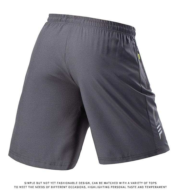 Di Yu Shenlong Men's Quick-Dry Ice Silk Fitness Shorts - Summer Casual Running Five-Point Pants