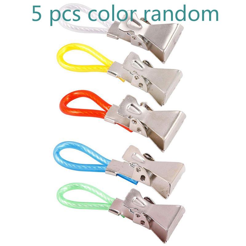 

5 шт., зажимы для чайных полотенец, крючки, петли, многофункциональные подвесные зажимы, водонепроницаемые разноцветные металлические колышки, органайзер для ванной и кухни