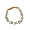 Emerald Fire Zircon Oval Bracelet: Summer Fresh, Versatile, Light Luxury Hand Jewelry