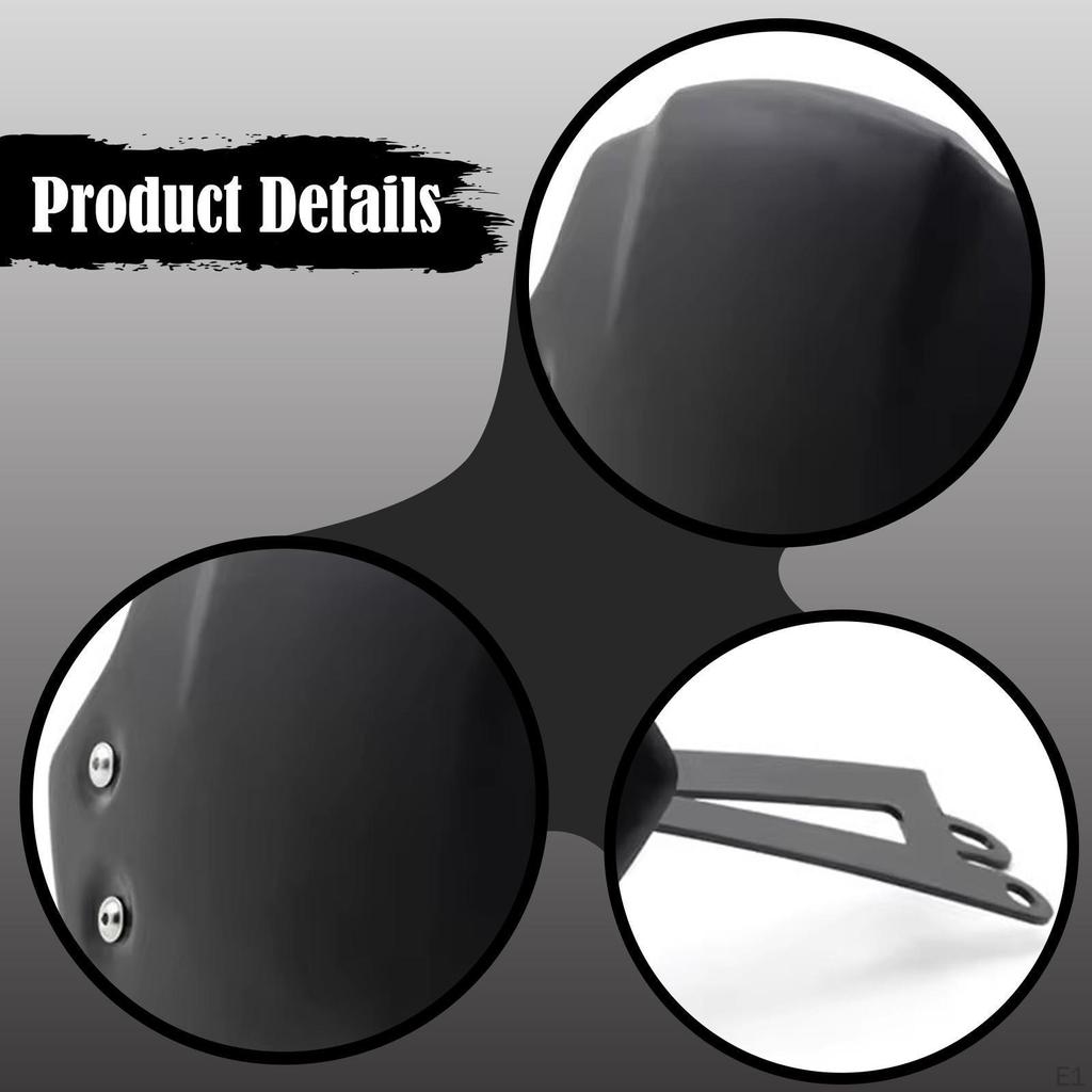 Motorbike Front Flyscreen, Easy to Install, Motorcycle Windshield for 1200 x