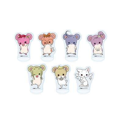 Ojamajo Doremi Dokkaan 06 Hamster Ver. [Graff Art Illustration] Acrylic Petit Stand Complete Set (7-Piece Box)