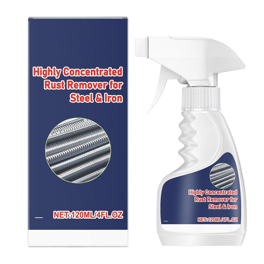 120ml Metal Rust Remover Multi-purpose Rust Remover Rust Inhibitor Derusting Spray Powerful Metal Rust Remover Car Maintenance