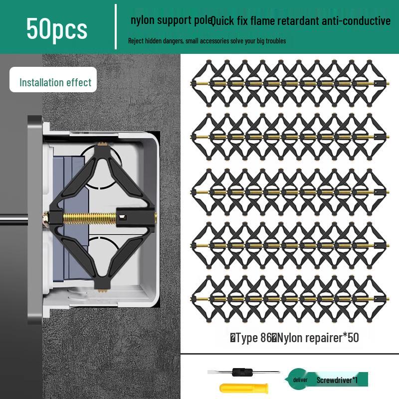 Universal Type 86 Concealed Wiring Box with Diamond Base