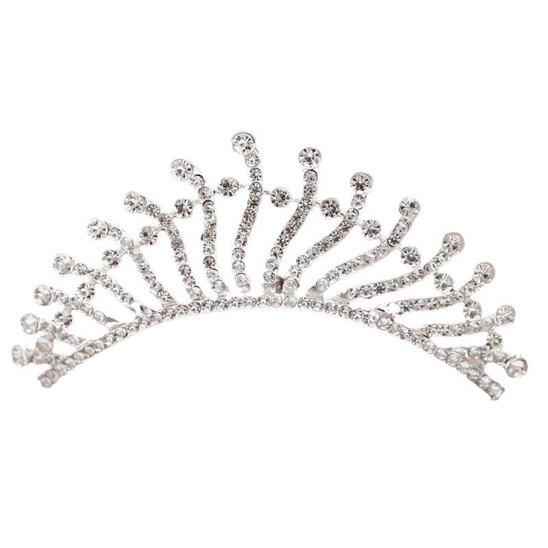 Korean Bridal Rhinestone & Pearl Hair Comb
