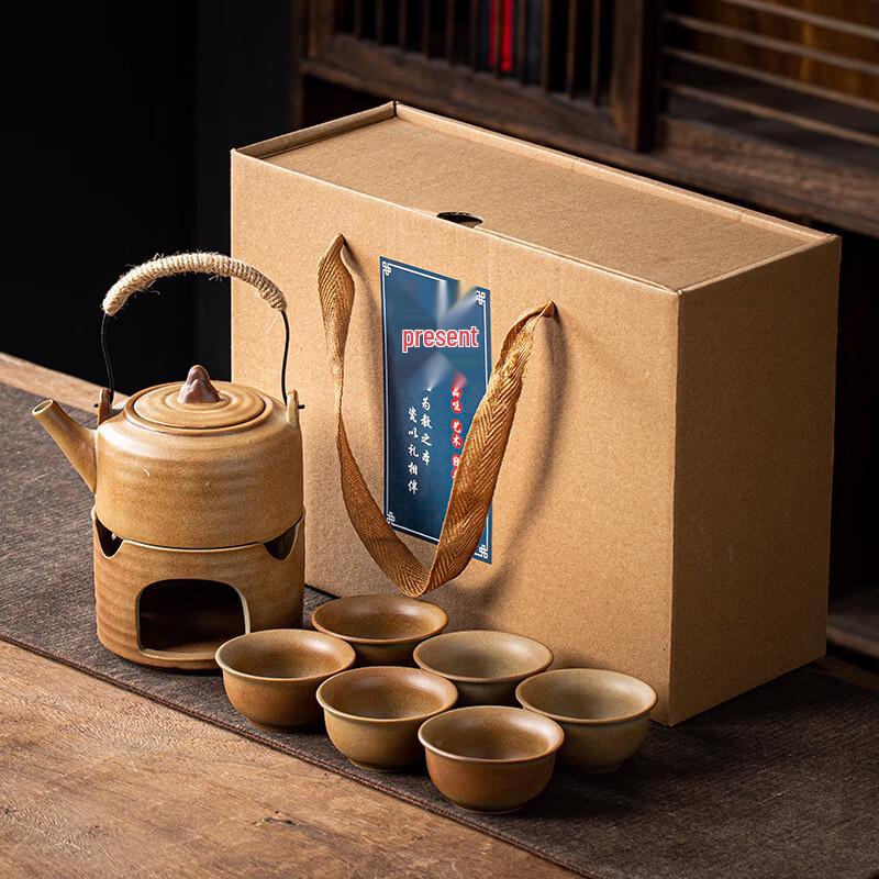 Meijin Wood-fired Ceramic Tea Set