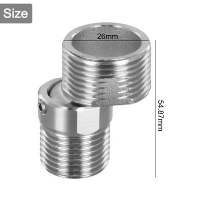 2pcs Shower Extension Corner Telescopic Curved Feet 360Degree Faucet Angled Curved Foot Eccentric Screw Corner Tap Adapter Tools