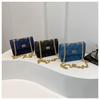 2024 Women's Versatile Denim Canvas Crossbody Bag with Diamond Chain