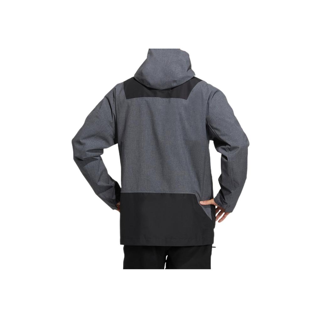 Adidas Terrex Voyg 3-In-1 Sfs J Logo Hooded Zip-Up Long Sleeve Jacket Unisex Jacket Gray HN2026