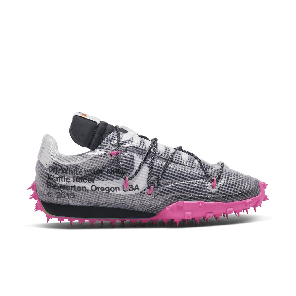 CD8180-001 Off-WhiteANike Waffle Racer Vivid Black (Damen)