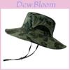 Camouflage Fishermans Hat Summer Outdoor Sun Protection With Wide Brim For Men