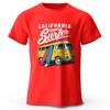 Surfer Sunrise Silhouette Printed Unisex Men Women TShirt Tees Tops Cotton Ocean Wave Graphic Morning Ritual