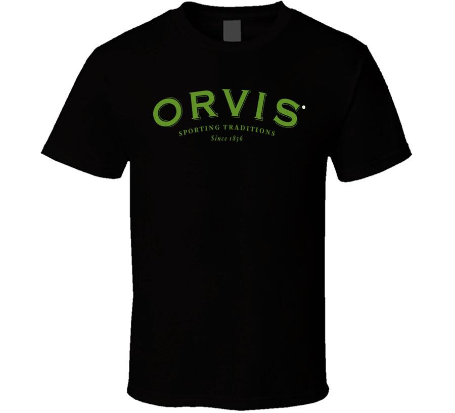 Orvis Fly Reel Fishing Company Logo Mens shirt T-Shirt 2 XXXXL