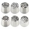 Oversized Russian Piping Tip Set Decorative Marshmallow Nozzle Stainless Steel Flower Nozzles for DIY Baking 3D Bouquets Roses And Patterns Decoration