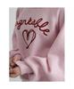 8SECONDS Heart Pullover Pink
