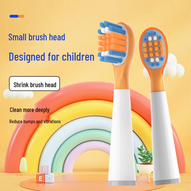 Usmile Kinder-Elektrische Zahnbürste Ersatzkopf, Weiche Borsten, Passt für Q20/Q10 Modelle - Perfekt für Kleine Lächeln