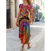BITCED Vestidos Casuais de Manga Curta com Gola Redonda para Verão e Primavera