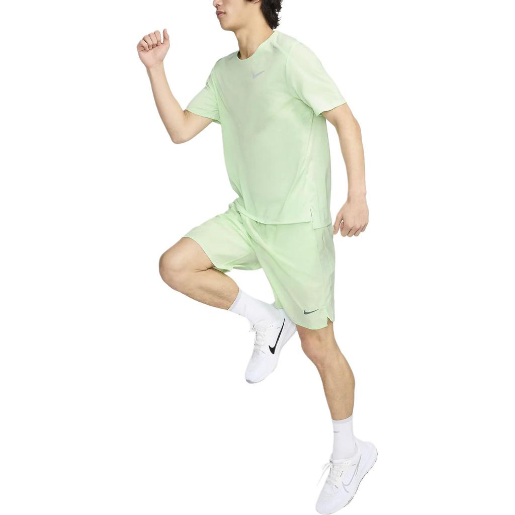 Nike Dri-FIT Rise 365 Running T-Shirt Asia Sizing 'Light Green' Men's CZ9185-376