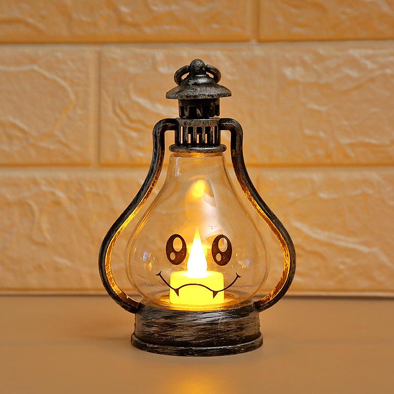 Halloween Decorations Children's Portable Pumpkin Lantern Kindergarten Decoration Bar Pendant Atmosphere Layout Props