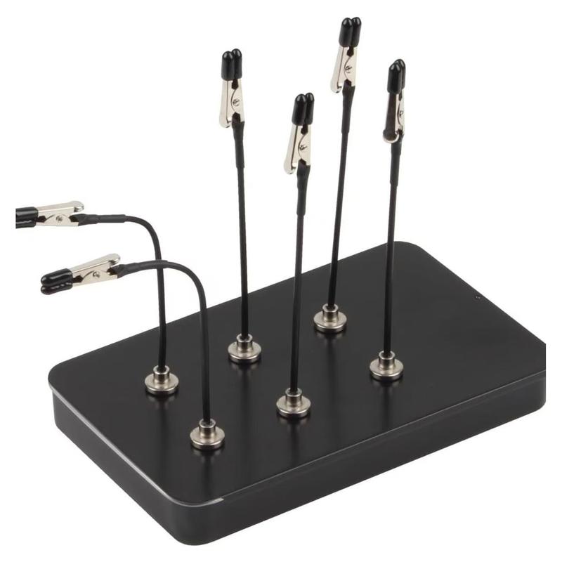 Magnetic Model Painting Clip Stand With 12 Alligator Clips Adjustable Arms For Airbrushing Miniature Hobby Diy Craft Projects