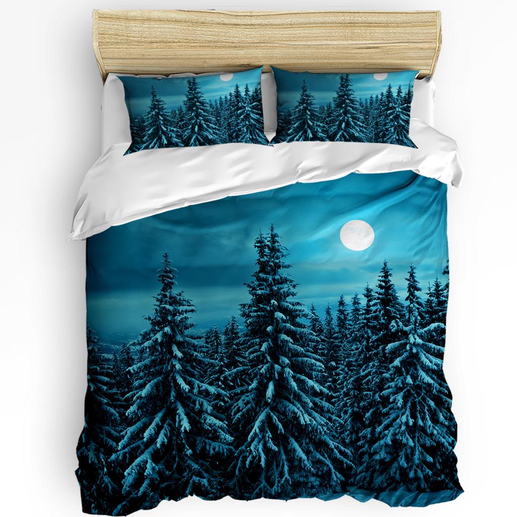 3pcs Bedding Set Aurora Borealis Home Textile Duvet Cover Pillow Case Boy Kid Teen Girl Bedding Covers Set