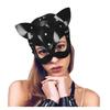 Cosplay Rabbit Cat Mask Half Face Fashion Black Rave Party Dancer Club Costume Props Halloween Cosplay Masque Bunny Mask 2025