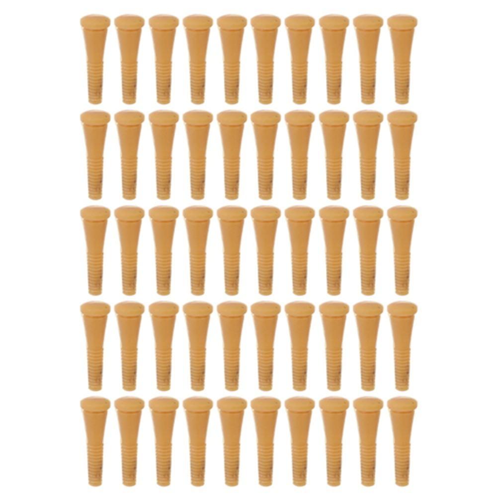 50Pcs Yellowish Pink Chicken Plucker Fingers Large Elasticity Feather Picking Fingers  Geese