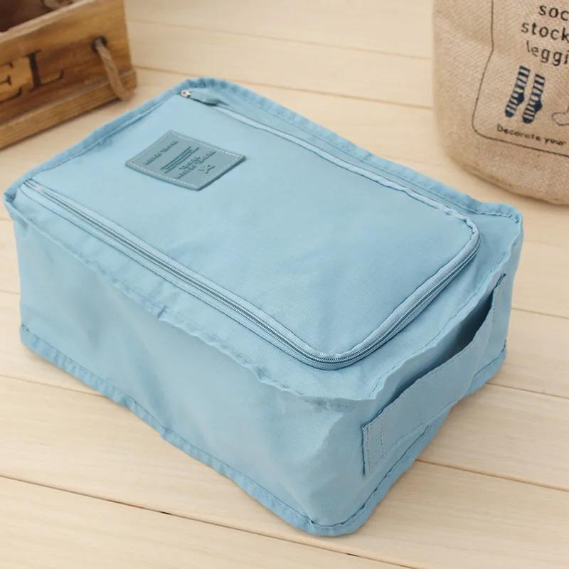 Portable Shoe Bags Travel Dust-Proof Holds Multifunction Waterproof Folding Storage High Capacity Student Shoe Pouch Organizer