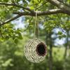 Handcrafted Weaved Hanging Parrot Hummingbird Nest Home Decoration Cold Weather Hanging Bird House Bird Hut Gardening