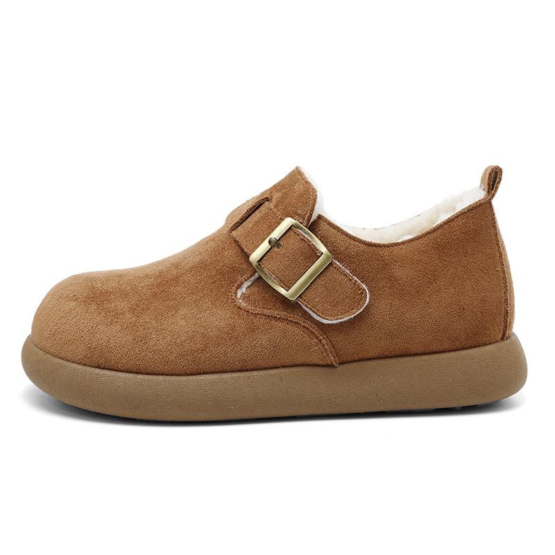 BN all-inclusive fluwelen kleine aardappel Birkenstocks nieuwe winter luie muts katoenen schoenen