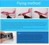Outdoor family Foam aircraft Ultralight sport hand throwing model airplane children throwing gliders Youth Emotional exchange