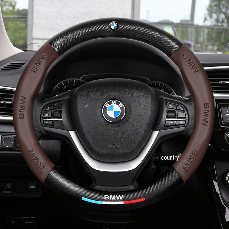 Universal Steering Wheel Cover for BMW 3, 5, 1 Series, X1, X3, X5 - Suitable for All Seasons
