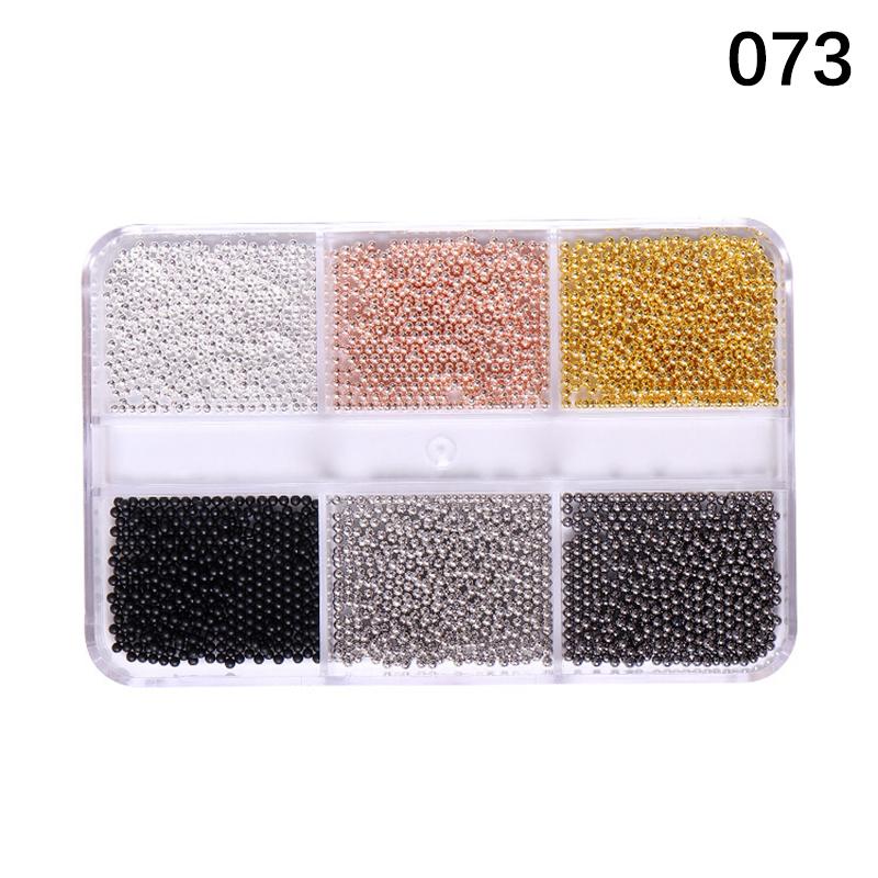 

3D Мини Стальные Бусины Нейл Арт Икра Бусины Инструменты для Нейл Арта DIY Шармы Маникюр
